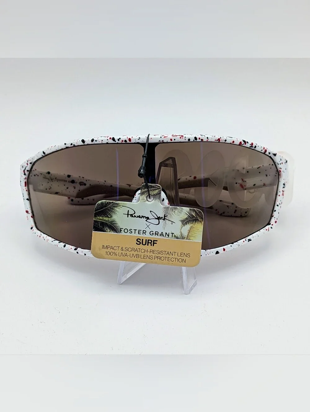 Foster Grant Panama Jack SURF Sunglasses 100% UVA-UVB Lens Protection Splatter